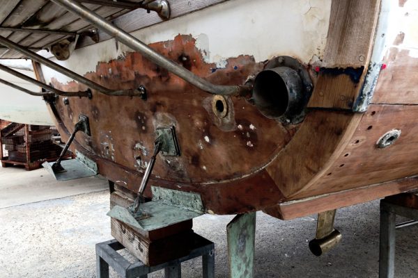 mahogany boat renovation